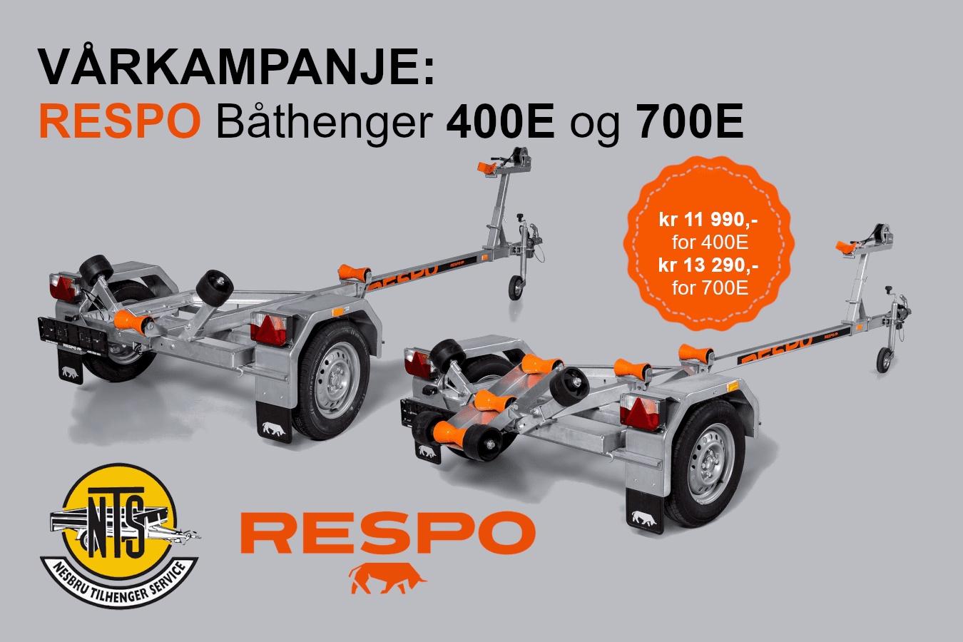 Respo båthengere (400E og 700E)